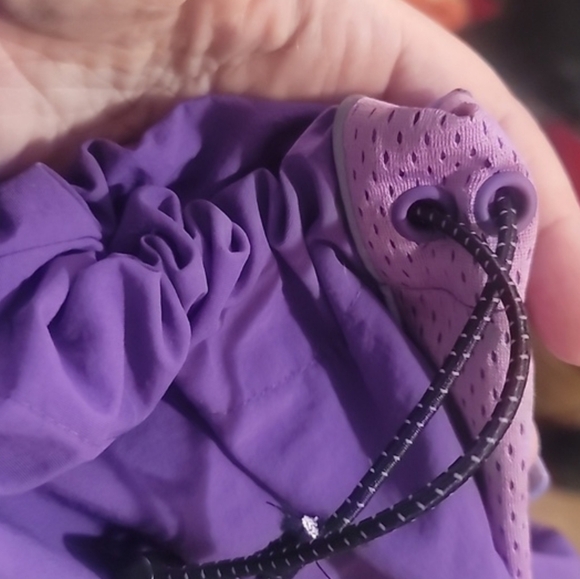 Guess Sport Purple “Love Potion” Reflective Tracksuit Set Jacket Pants Small nwt - Picture 7 of 10